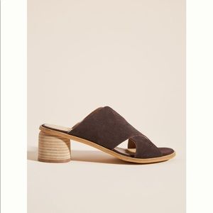 Anthropologie brown sling back